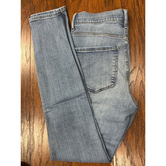 Express Jeans Womens 4R Blue High Rise Legging Performance Stretch Skinny Pants - Picture 5 of 10